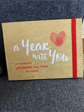 A Year With You Keepsake Journal - Red Accent